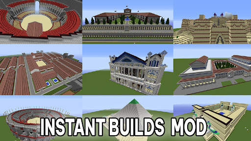Instant Building Mod Minecraft screenshot 1