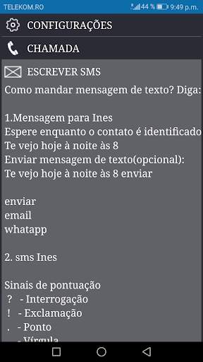 HSW comandos de voz screenshot 3