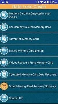 Memory Card Recovery Software Help screenshot 1