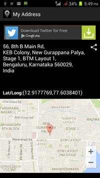 My Address screenshot 1