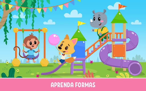 Jogos educativos de formas e cores para crianças screenshot 1