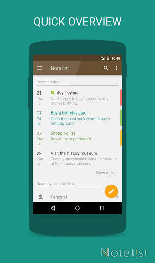 Note list - Notes & Reminders скриншот 1