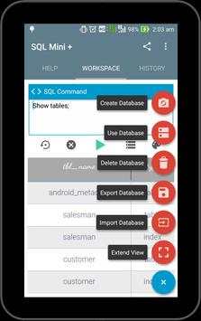 SQL Mini - SQLite Editor screenshot 10