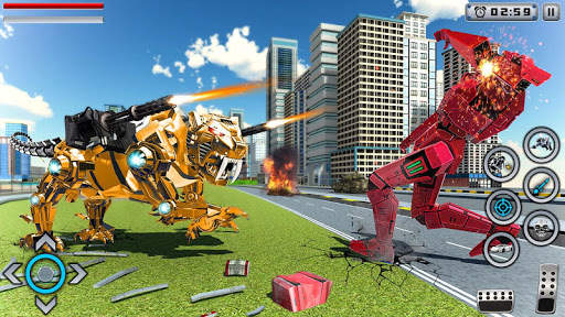 Tiger Robot Transforming Games - Robot Transform screenshot 3