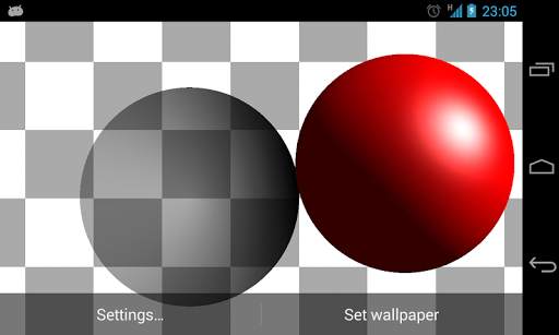 Boing Ball Live Wallpaper Lite screenshot 2