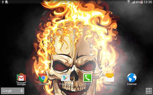 Skulls Live Wallpaper screenshot 7