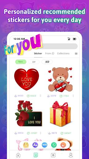 TextSticker 2024 WAStickerApps screenshot 3