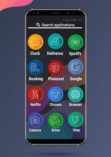 Apolo Circle  - Theme, Icon pack, Wallpaper screenshot 3