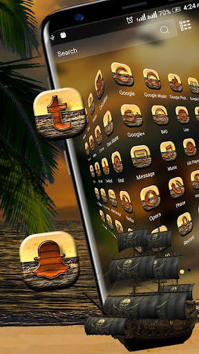 Sea Sunset Launcher Theme screenshot 3