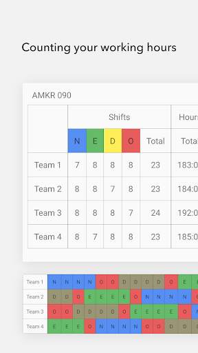 Shift Schedule (Roster) скриншот 7