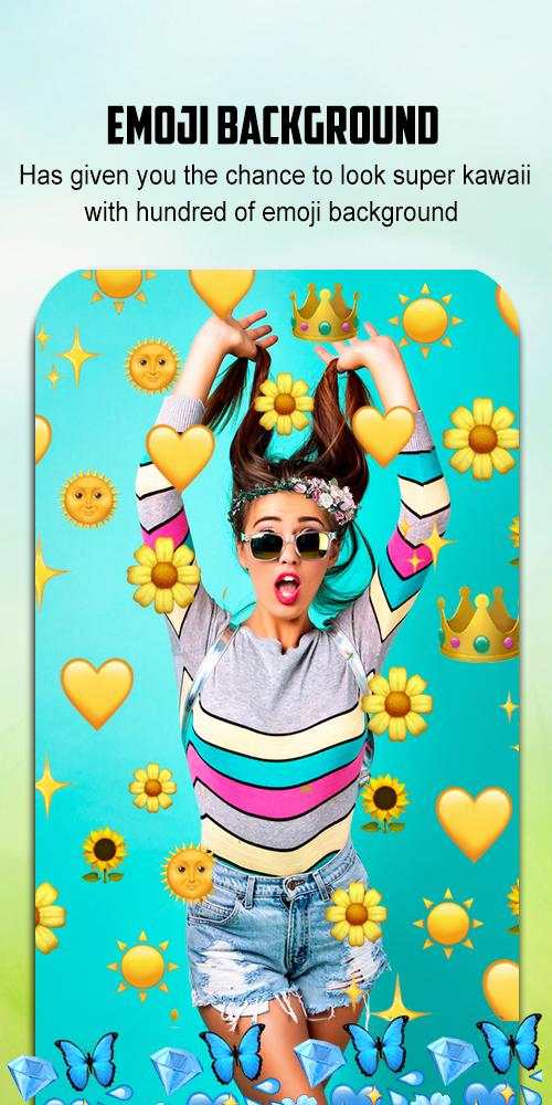 Emoji Background Photo Editor screenshot 2