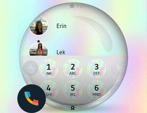 Holographic Phone Dialer Theme स्क्रीनशॉट 6