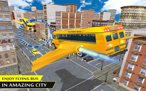 US Flying Bus pilot Transport:High School bus 2018 screenshot 12