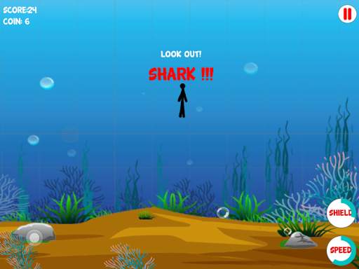 Stickman Shark Out screenshot 13