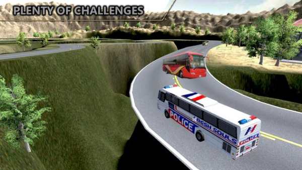 Offroad Police Bus Hill Driver screenshot 4