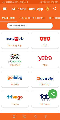 All In One Travel App screenshot 1