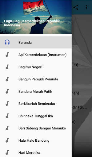 Aplikasi Lengkap Lagu Kemerdek screenshot 1