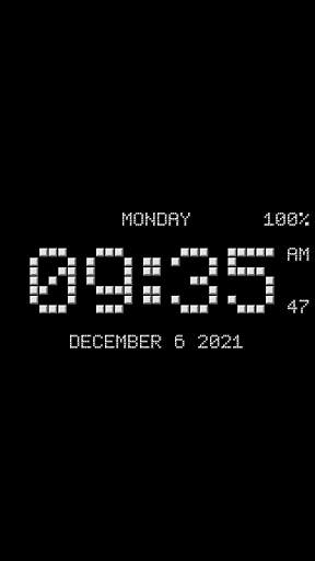 Digital Clock Live Wallpaper-7 screenshot 5