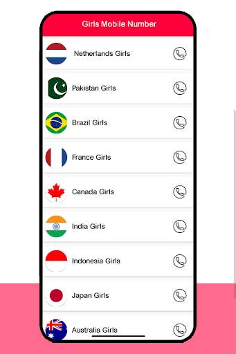 Girls Mobile Number Prank screenshot 2