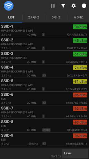 WLAN Wifi Scanner Pro screenshot 1