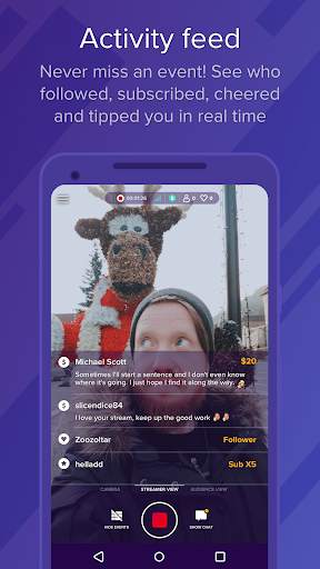 StreamElements: Twitch & YouTube IRL Live Stream screenshot 4