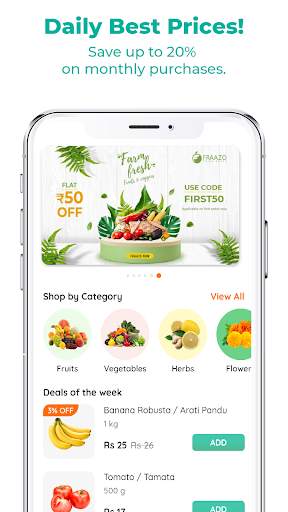 FRAAZO - Green Grocery App screenshot 1