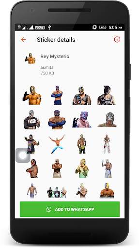 WWE WAStickers स्क्रीनशॉट 4