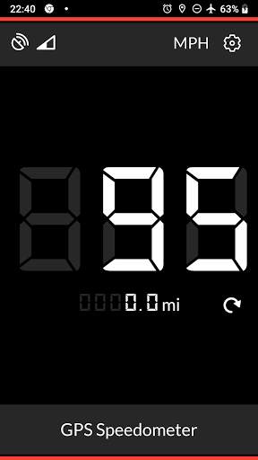 GPS Speedometer screenshot 1