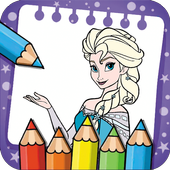 Princess Coloring Book icon