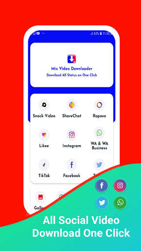 Mix Video Downloader For Facebook and Instagram screenshot 1