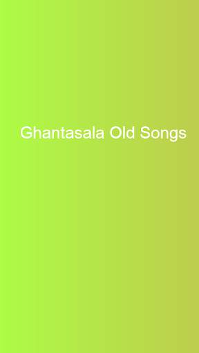 Ghantasala Telugu Old Hit Songs screenshot 2
