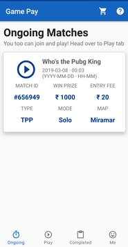 Gamepay - PUBG Tournaments screenshot 3