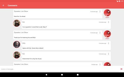 Spreaker Live Show 12 تصوير الشاشة