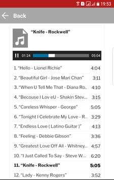 MP3 Love Songs 1980 screenshot 4