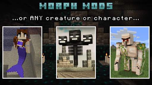 Morph into Mobs: Minecraft Mod screenshot 2