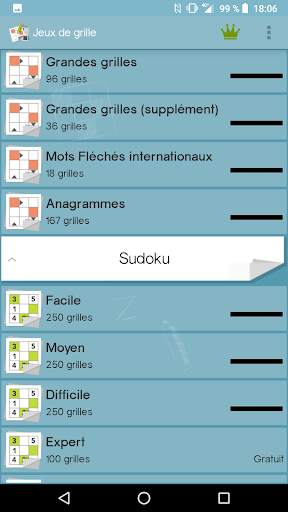 Jeux de grille (mots fléchés & sudoku) screenshot 7