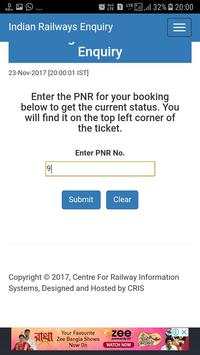 Railway Enquiry System Lite screenshot 2