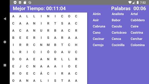 📱 Sopa de Letras Infinitas 📱 screenshot 7