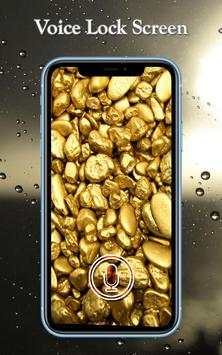 Gold Voice Lock-Bildschirm: Gold Screen Lock screenshot 1