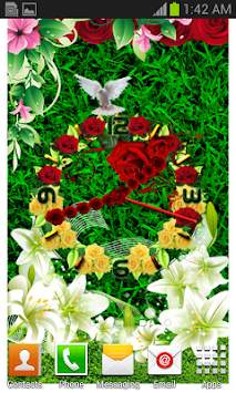 Rose Flower Clock screenshot 6