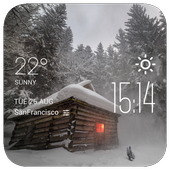 The Wooden weather widget icon