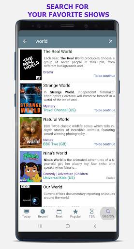 TV Show Schedule - Track Your Favorite TV Shows screenshot 6