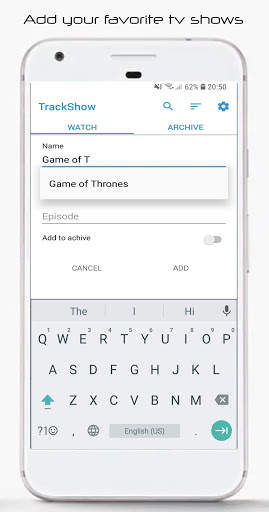 Track Show - TV shows tracker 3 تصوير الشاشة