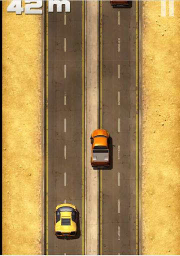 Crazy Car Racing screenshot 1
