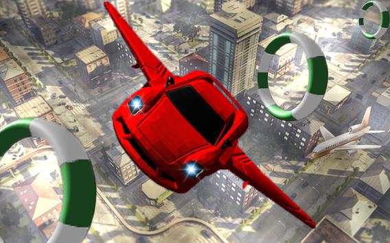 Flying Car City Racing screenshot 1