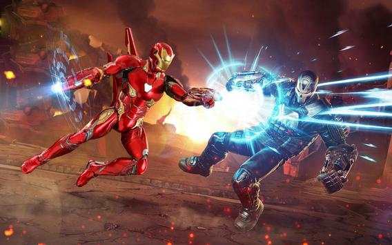 Flying Iron Superhero Flashlight Man Super Rescue screenshot 1