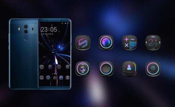 theme for black shining Music launcher screenshot 4
