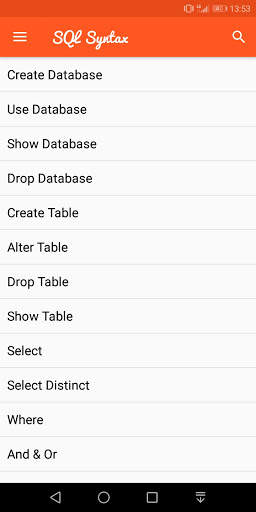 SQL Syntax screenshot 1