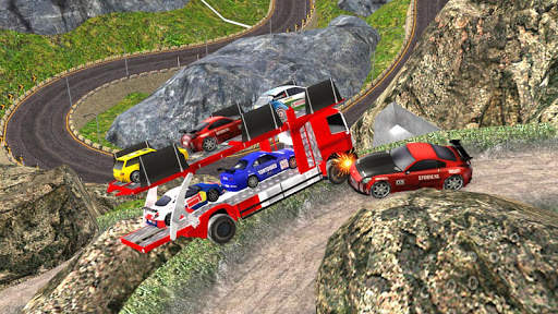 Real Car Transporter Truck Parking Game screenshot 5