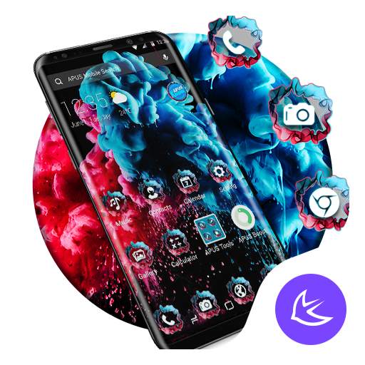 Color Smoke APUS Launcher theme 83.0.1001
